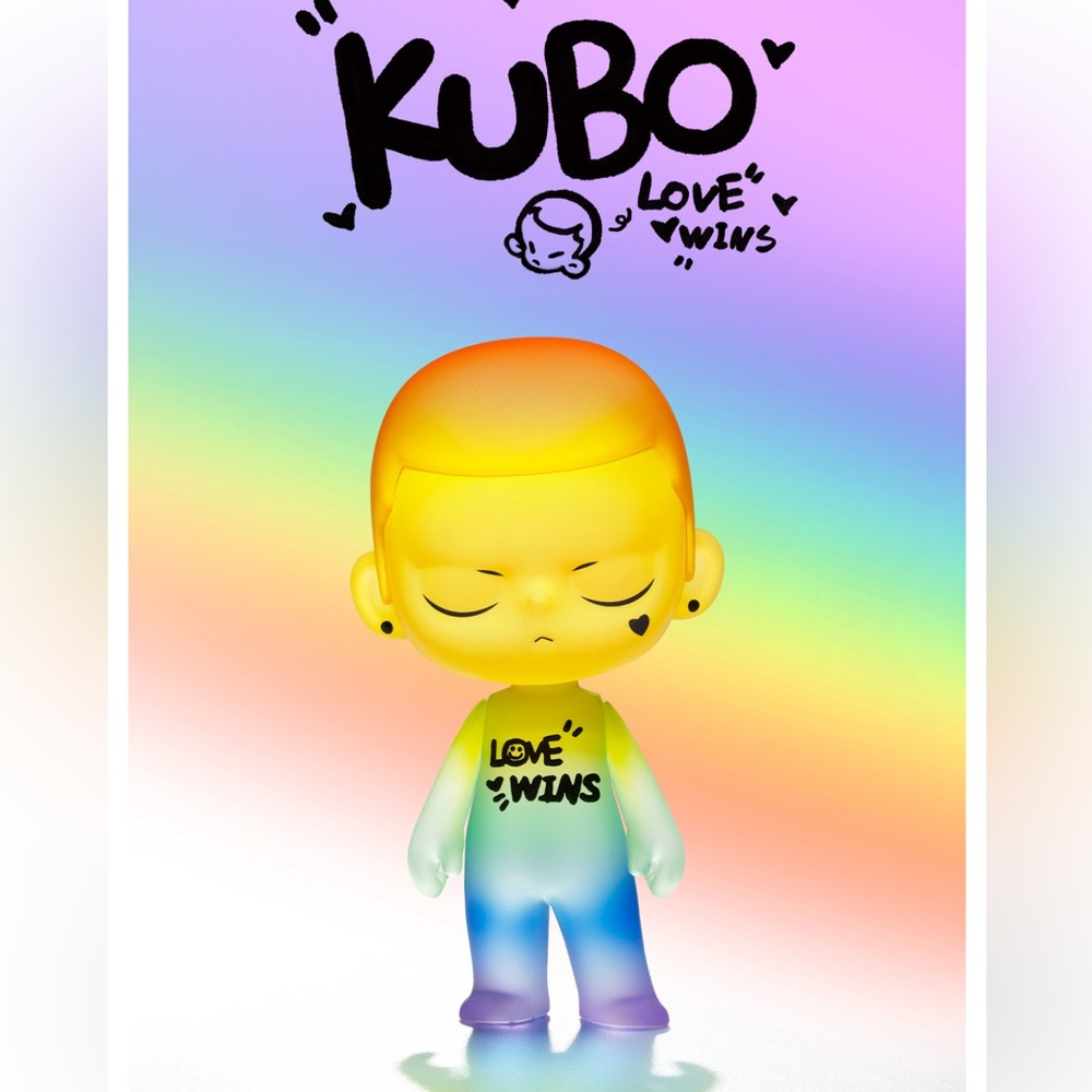 Authentic Pop Mart Kubo Love Wins figure